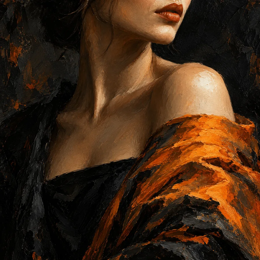 Editorial portrait generated from a reference image