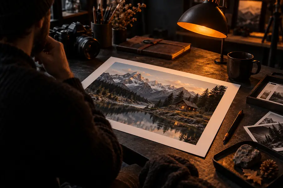 Ursprüngliches Referenzbild, vorbereitet für eine Online-Transformation
